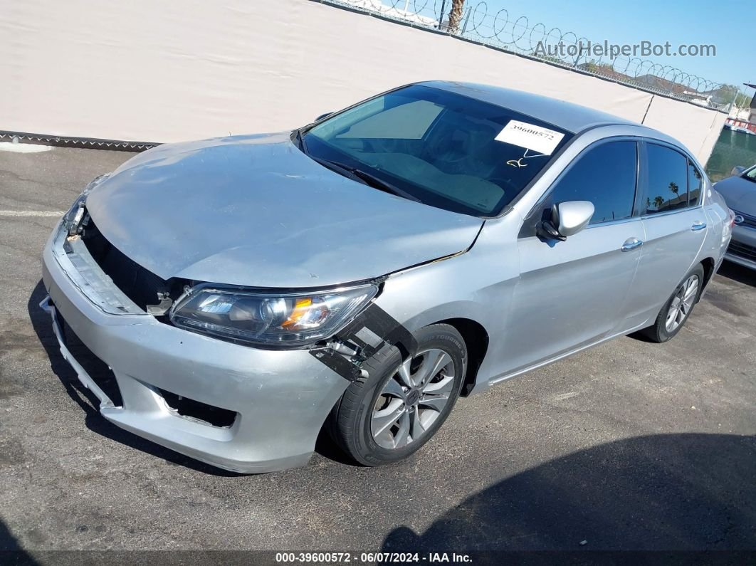 2015 Honda Accord Lx Silver vin: 1HGCR2F33FA043350