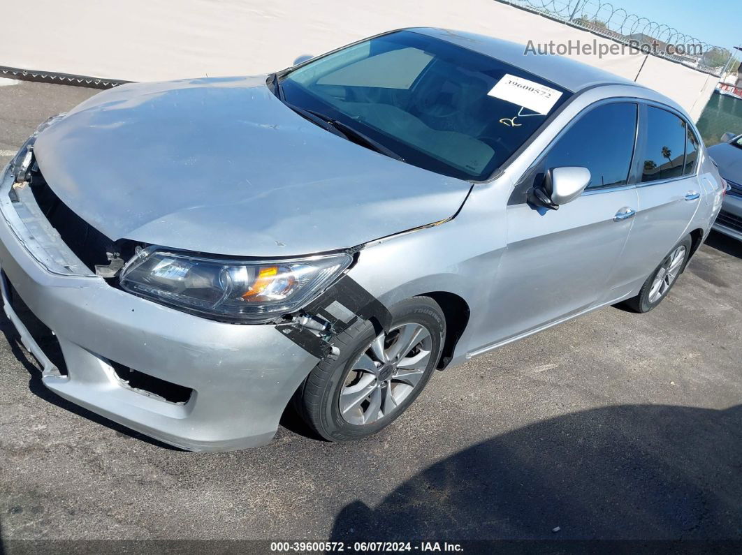 2015 Honda Accord Lx Silver vin: 1HGCR2F33FA043350