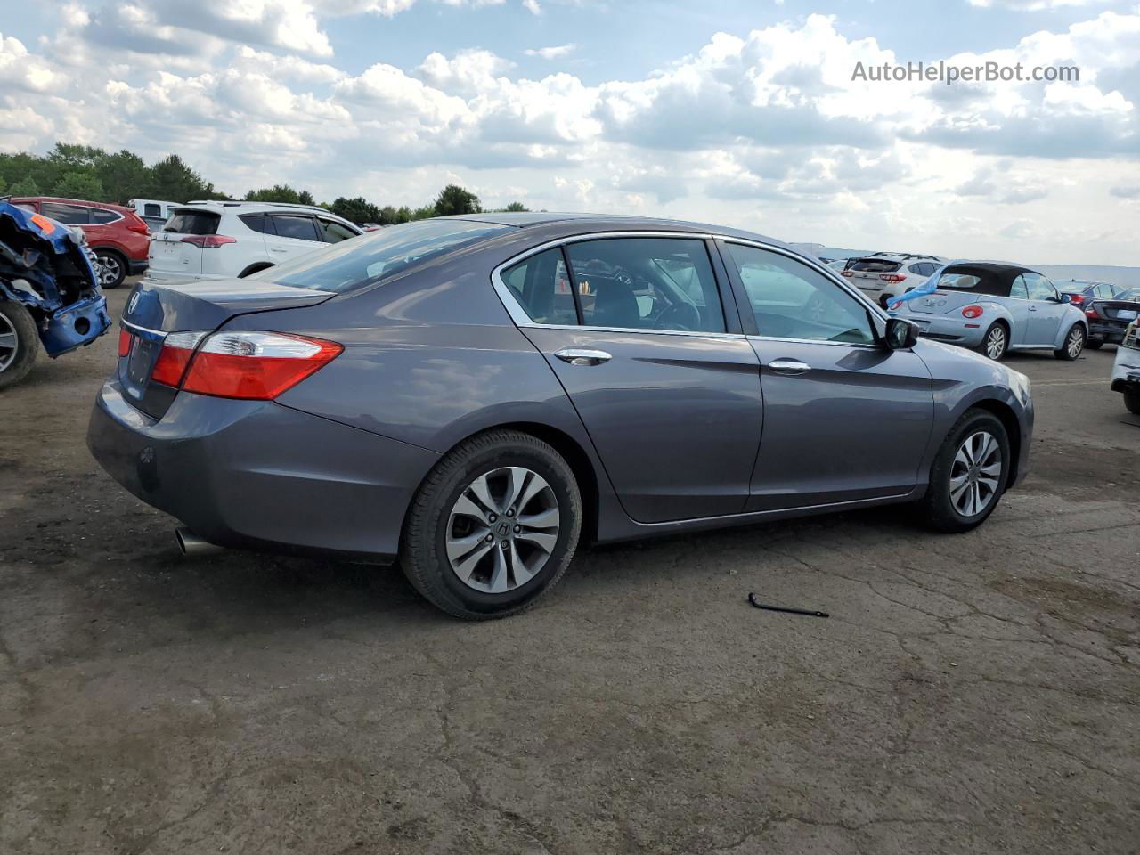 2015 Honda Accord Lx Gray vin: 1HGCR2F33FA136093