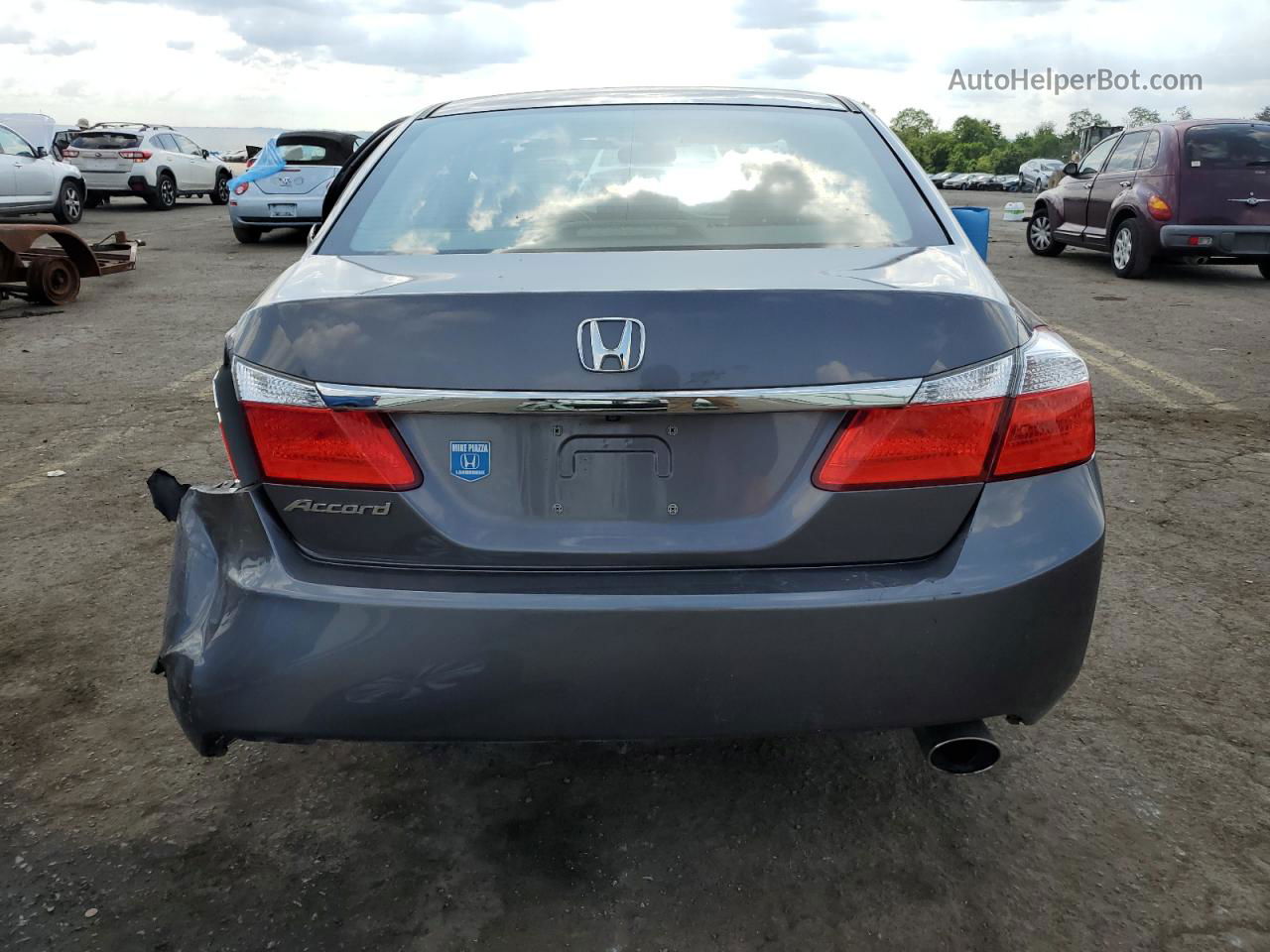 2015 Honda Accord Lx Gray vin: 1HGCR2F33FA136093