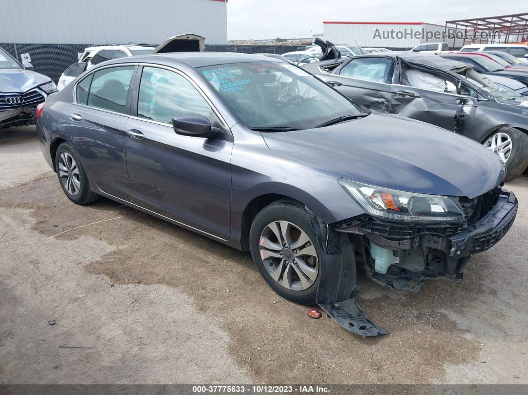 2015 Honda Accord Sedan Lx Gray vin: 1HGCR2F33FA166811