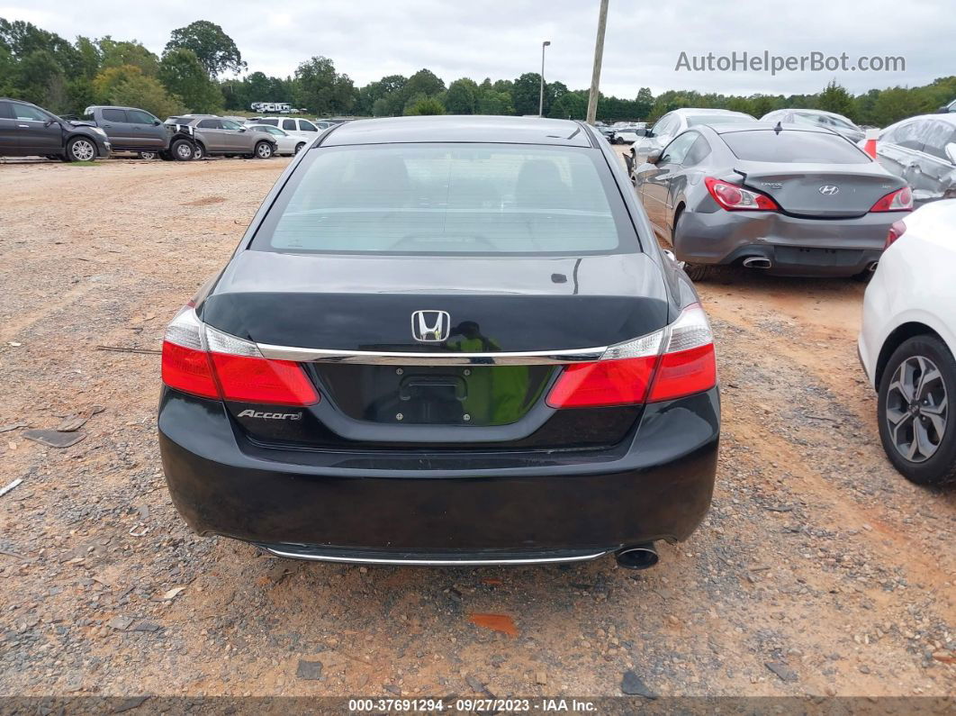 2015 Honda Accord Lx Black vin: 1HGCR2F33FA195371