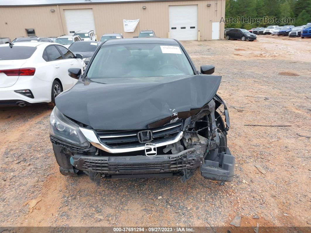 2015 Honda Accord Lx Black vin: 1HGCR2F33FA195371