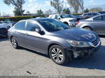 2015 Honda Accord Lx Gray vin: 1HGCR2F33FA236775