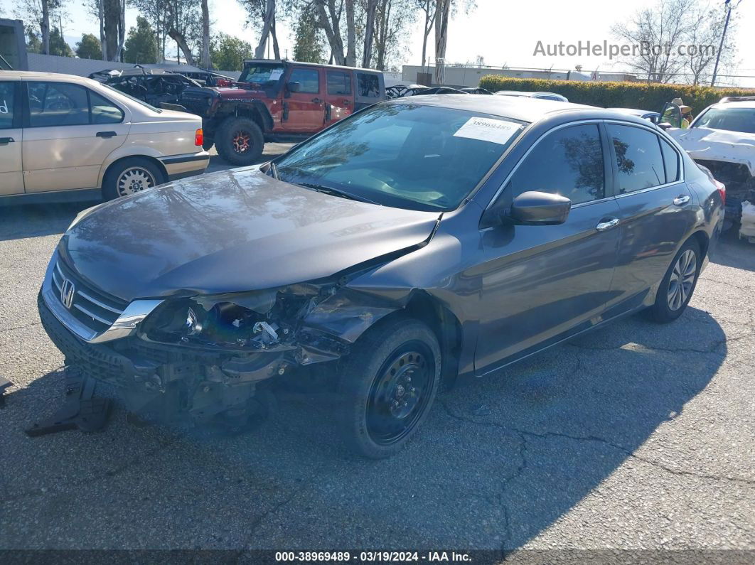 2015 Honda Accord Lx Gray vin: 1HGCR2F33FA236775