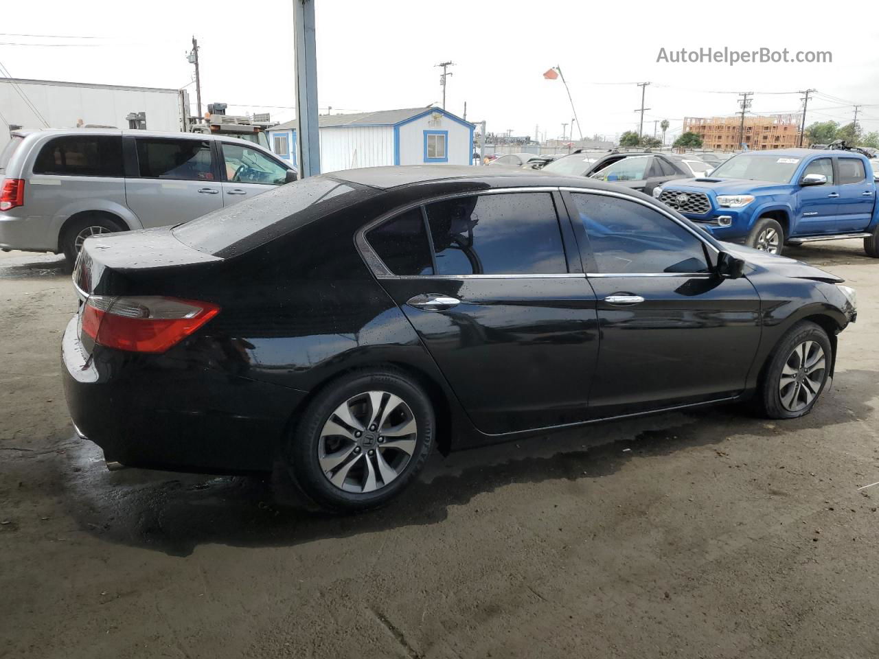 2015 Honda Accord Lx Black vin: 1HGCR2F33FA242043