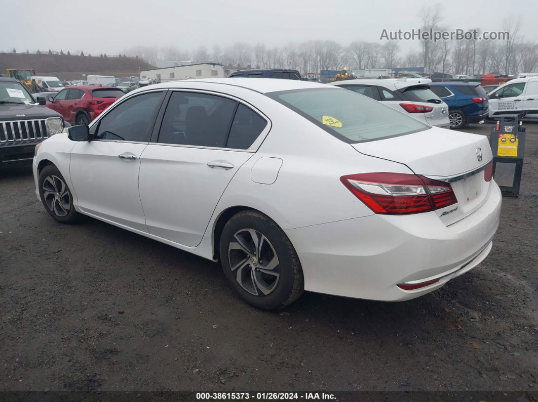 2016 Honda Accord Lx Белый vin: 1HGCR2F33GA116198