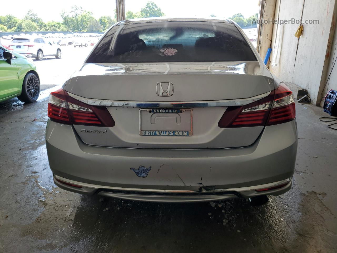 2016 Honda Accord Lx Silver vin: 1HGCR2F33GA150805