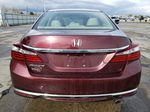 2016 Honda Accord Lx Maroon vin: 1HGCR2F33GA178152