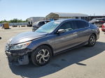 2016 Honda Accord Lx Gray vin: 1HGCR2F33GA214082