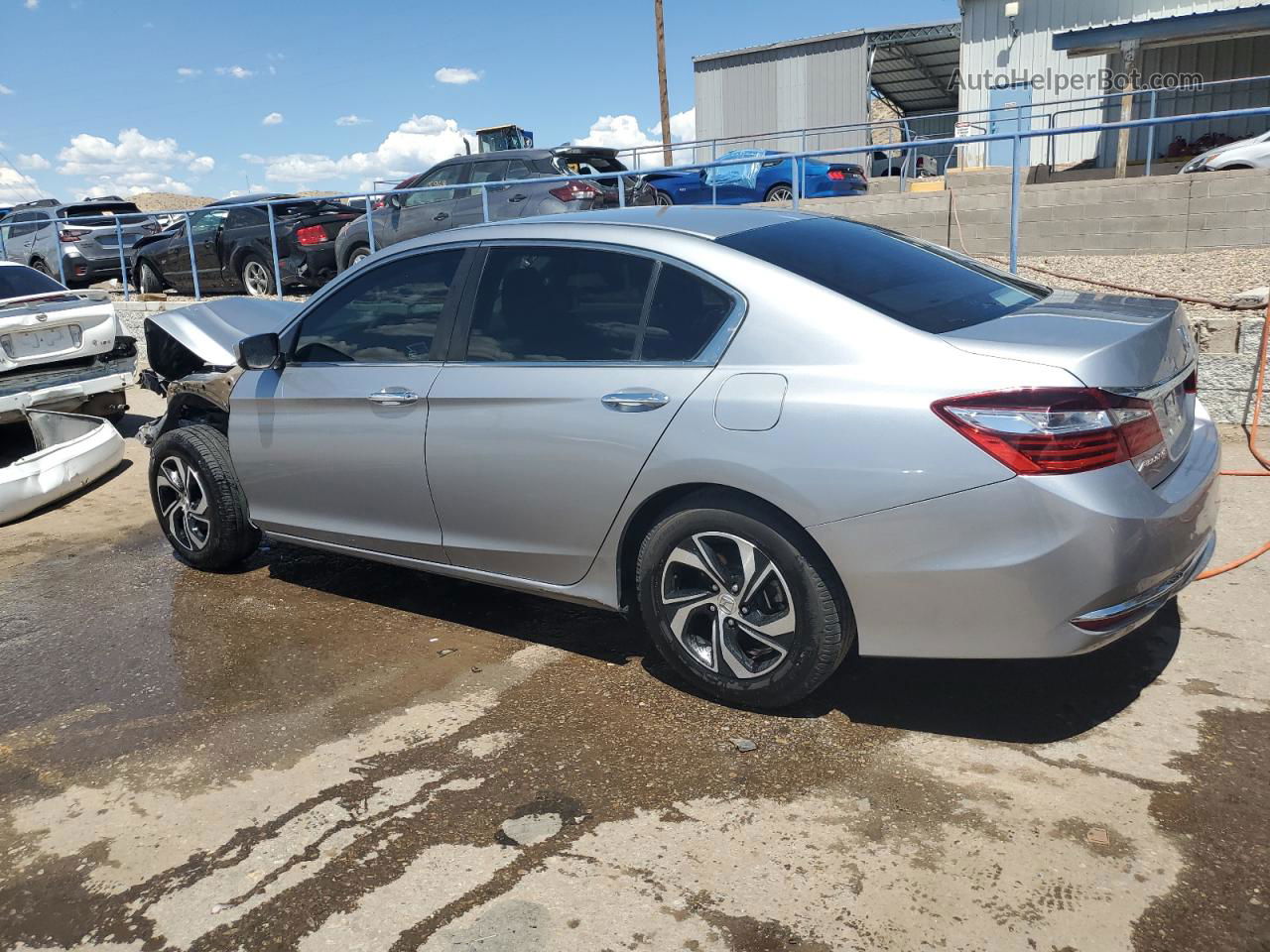 2016 Honda Accord Lx Silver vin: 1HGCR2F33GA231707