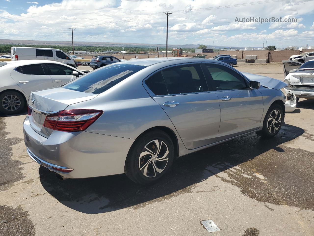 2016 Honda Accord Lx Серебряный vin: 1HGCR2F33GA231707