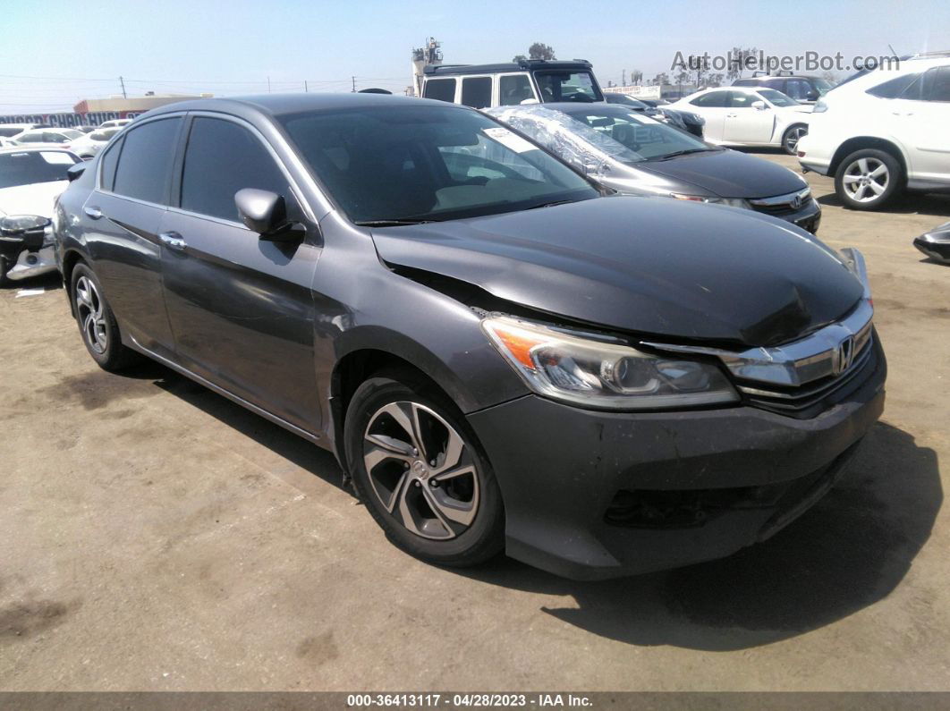 2017 Honda Accord Sedan Lx Gray vin: 1HGCR2F33HA032173