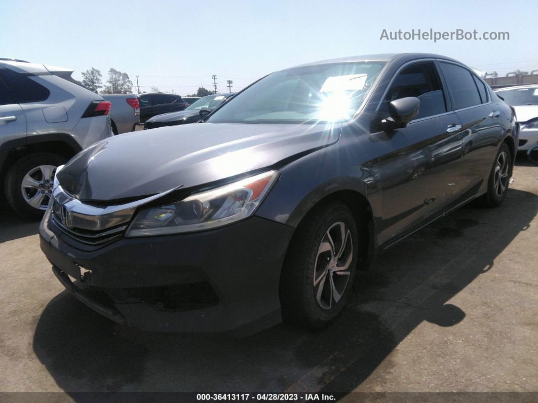 2017 Honda Accord Sedan Lx Gray vin: 1HGCR2F33HA032173