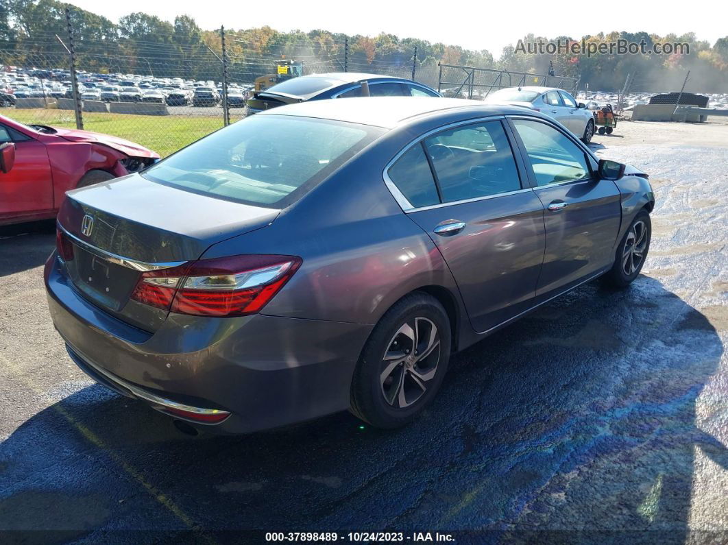 2017 Honda Accord Lx Gray vin: 1HGCR2F33HA053234