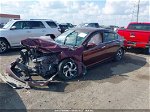 2017 Honda Accord Sedan Lx Burgundy vin: 1HGCR2F33HA098836