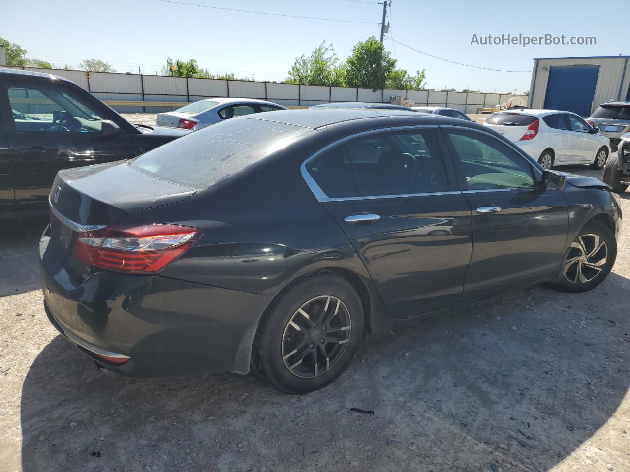 2017 Honda Accord Lx Черный vin: 1HGCR2F33HA109513