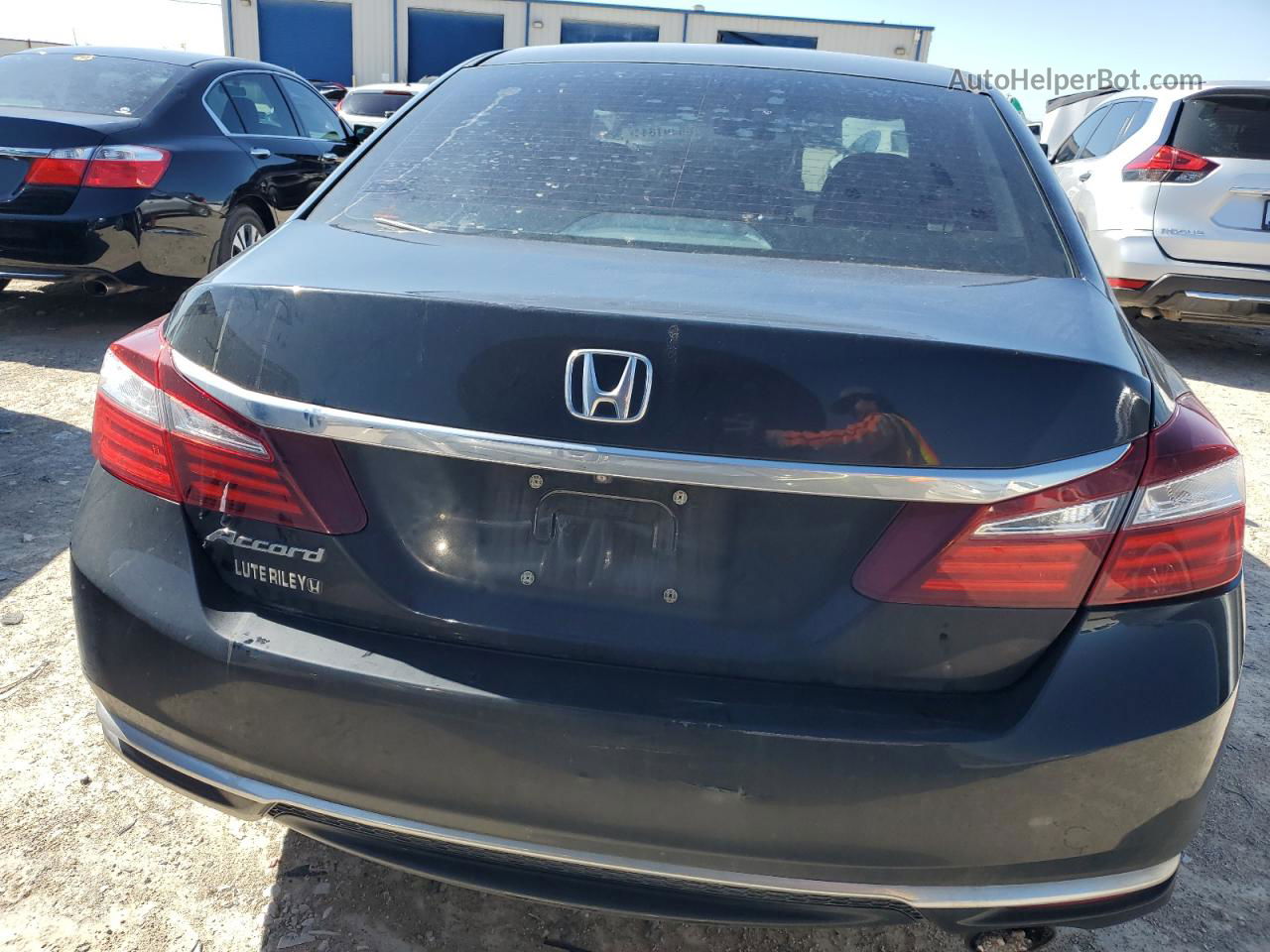 2017 Honda Accord Lx Black vin: 1HGCR2F33HA109513