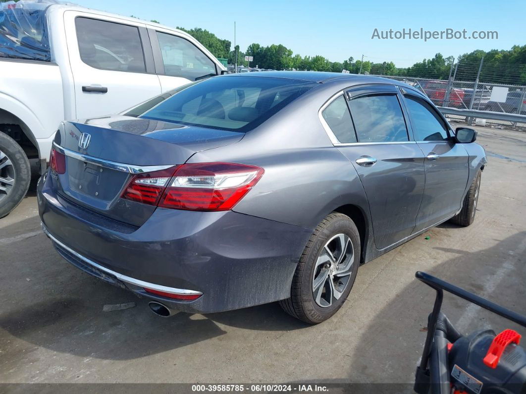 2017 Honda Accord Lx Gray vin: 1HGCR2F33HA163362