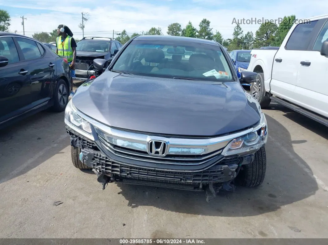 2017 Honda Accord Lx Gray vin: 1HGCR2F33HA163362