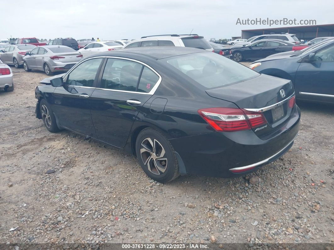 2017 Honda Accord Sedan Lx Black vin: 1HGCR2F33HA166682