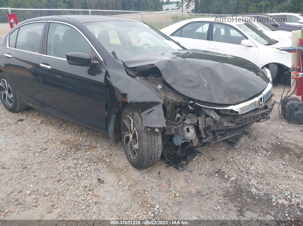 2017 Honda Accord Sedan Lx Black vin: 1HGCR2F33HA166682