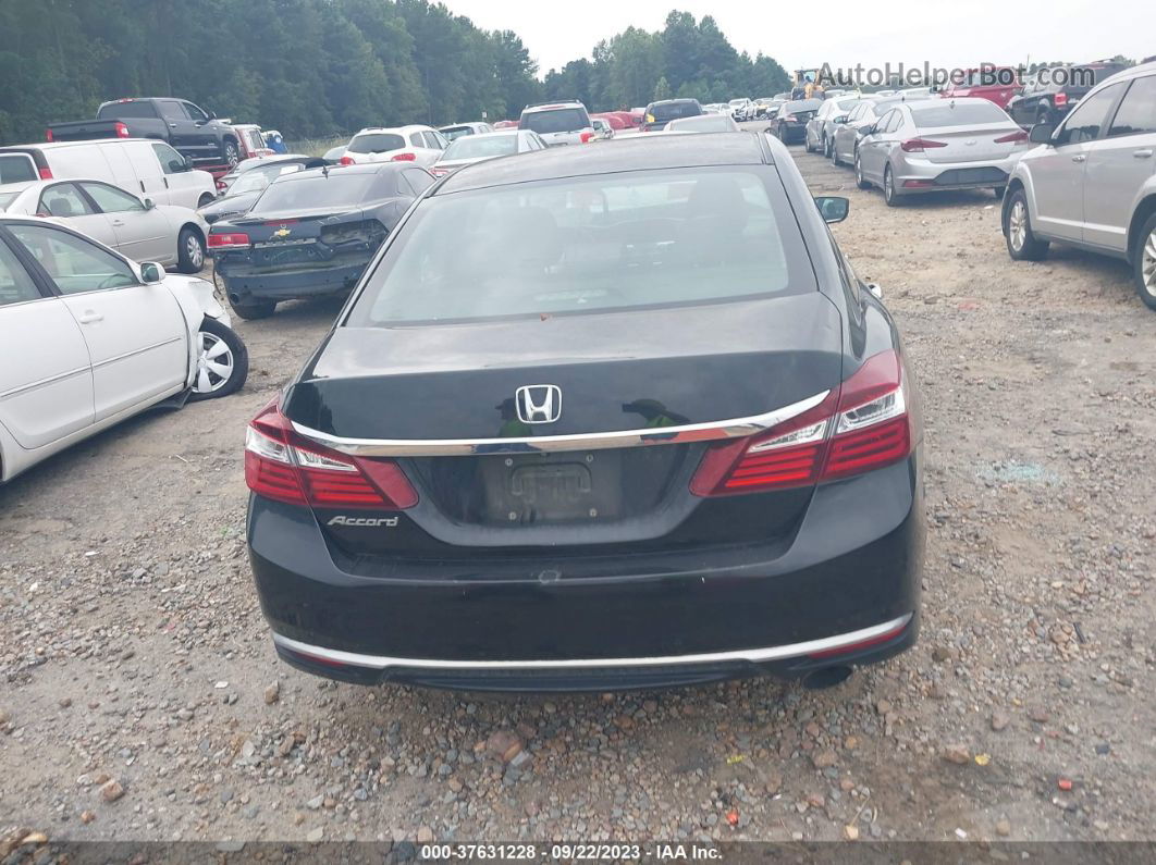 2017 Honda Accord Sedan Lx Black vin: 1HGCR2F33HA166682