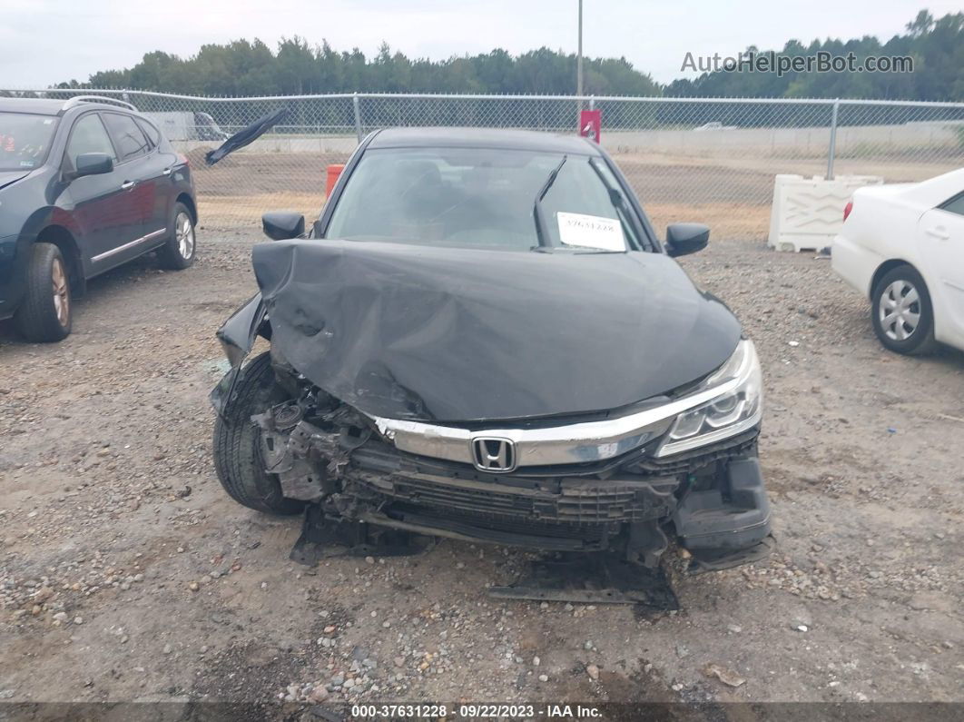 2017 Honda Accord Sedan Lx Black vin: 1HGCR2F33HA166682