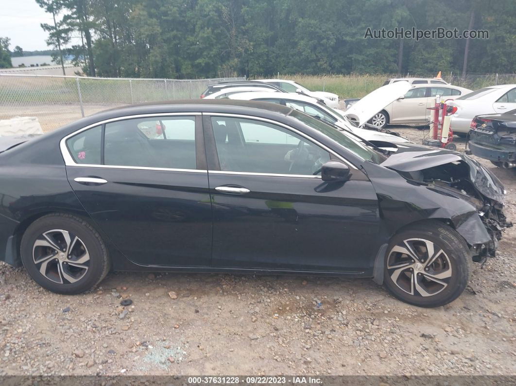 2017 Honda Accord Sedan Lx Black vin: 1HGCR2F33HA166682