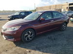 2017 Honda Accord Lx Burgundy vin: 1HGCR2F33HA171557