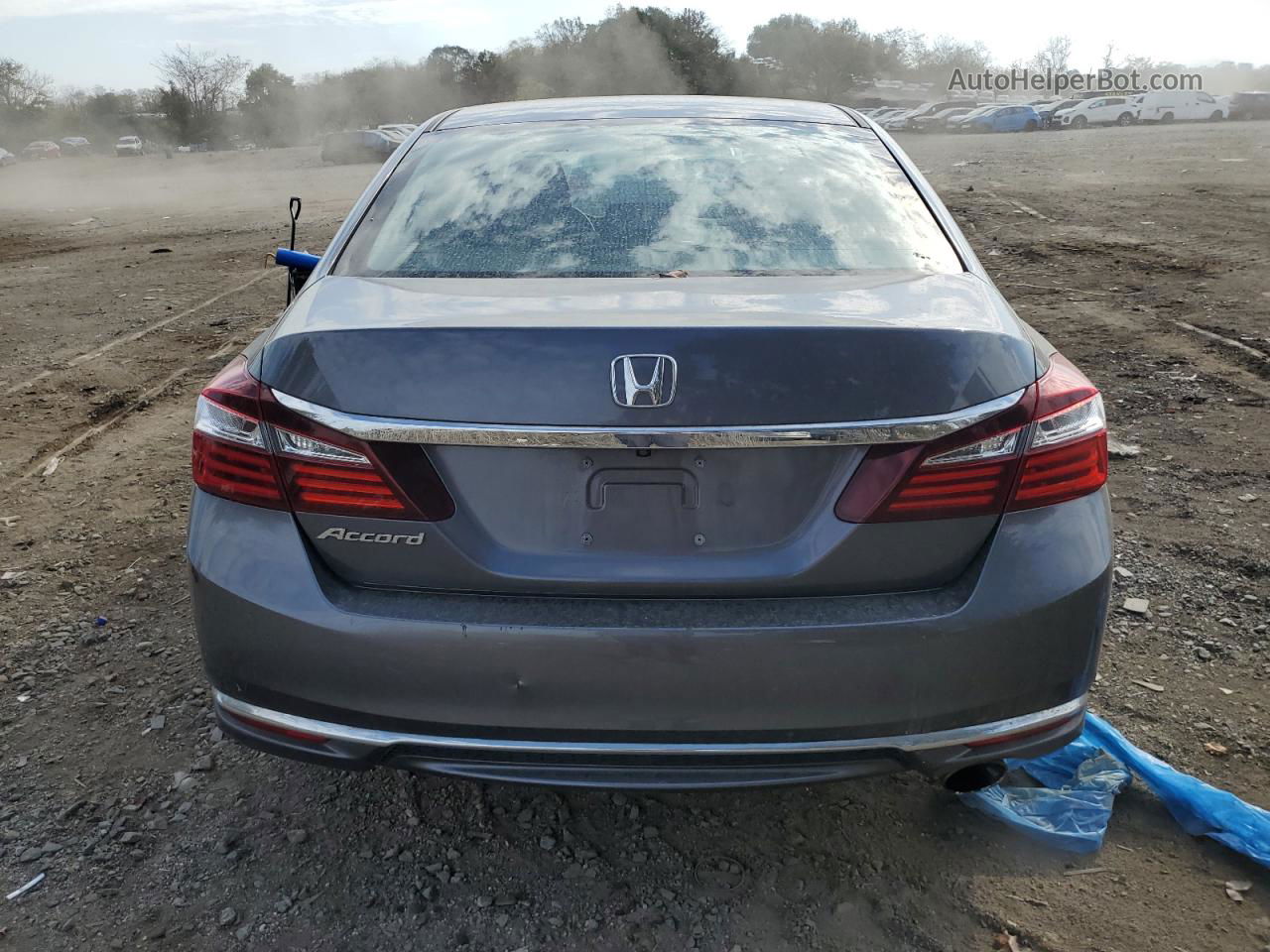 2017 Honda Accord Lx Gray vin: 1HGCR2F33HA199164