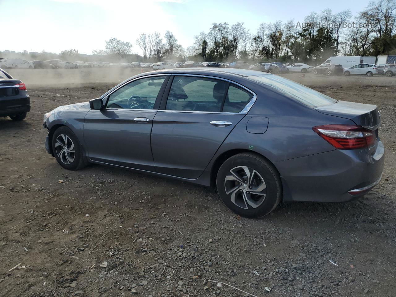 2017 Honda Accord Lx Gray vin: 1HGCR2F33HA199164