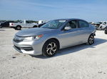 2017 Honda Accord Lx Silver vin: 1HGCR2F33HA240957