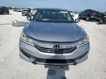 2017 Honda Accord Lx Silver vin: 1HGCR2F33HA240957