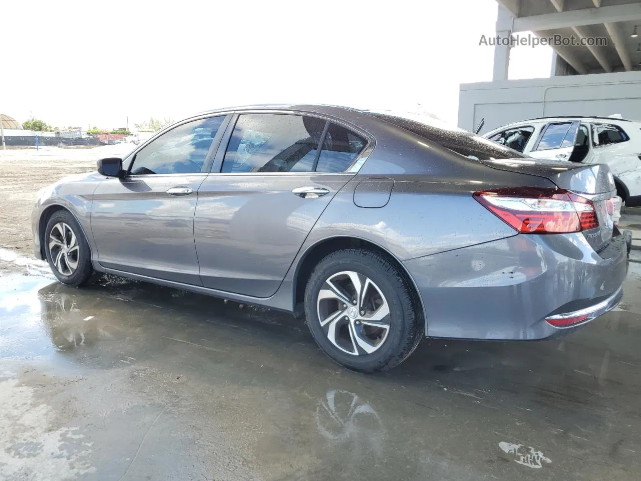 2017 Honda Accord Lx Gray vin: 1HGCR2F33HA257144