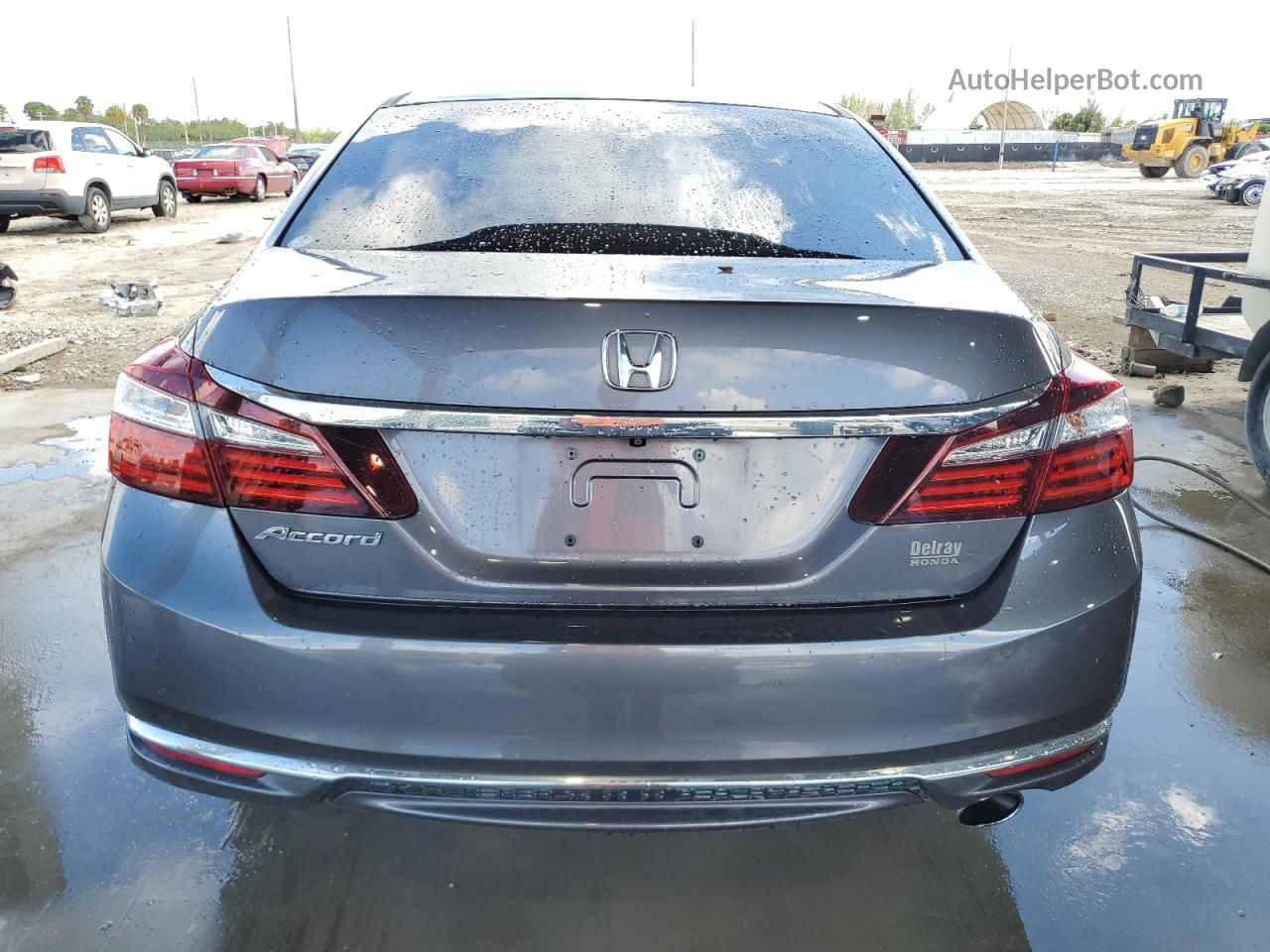 2017 Honda Accord Lx Gray vin: 1HGCR2F33HA257144