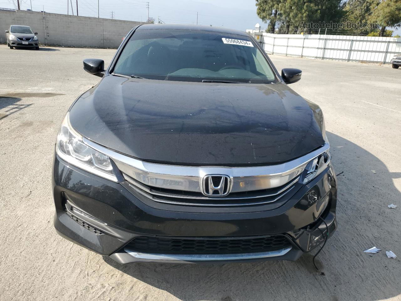 2017 Honda Accord Lx Black vin: 1HGCR2F33HA277622