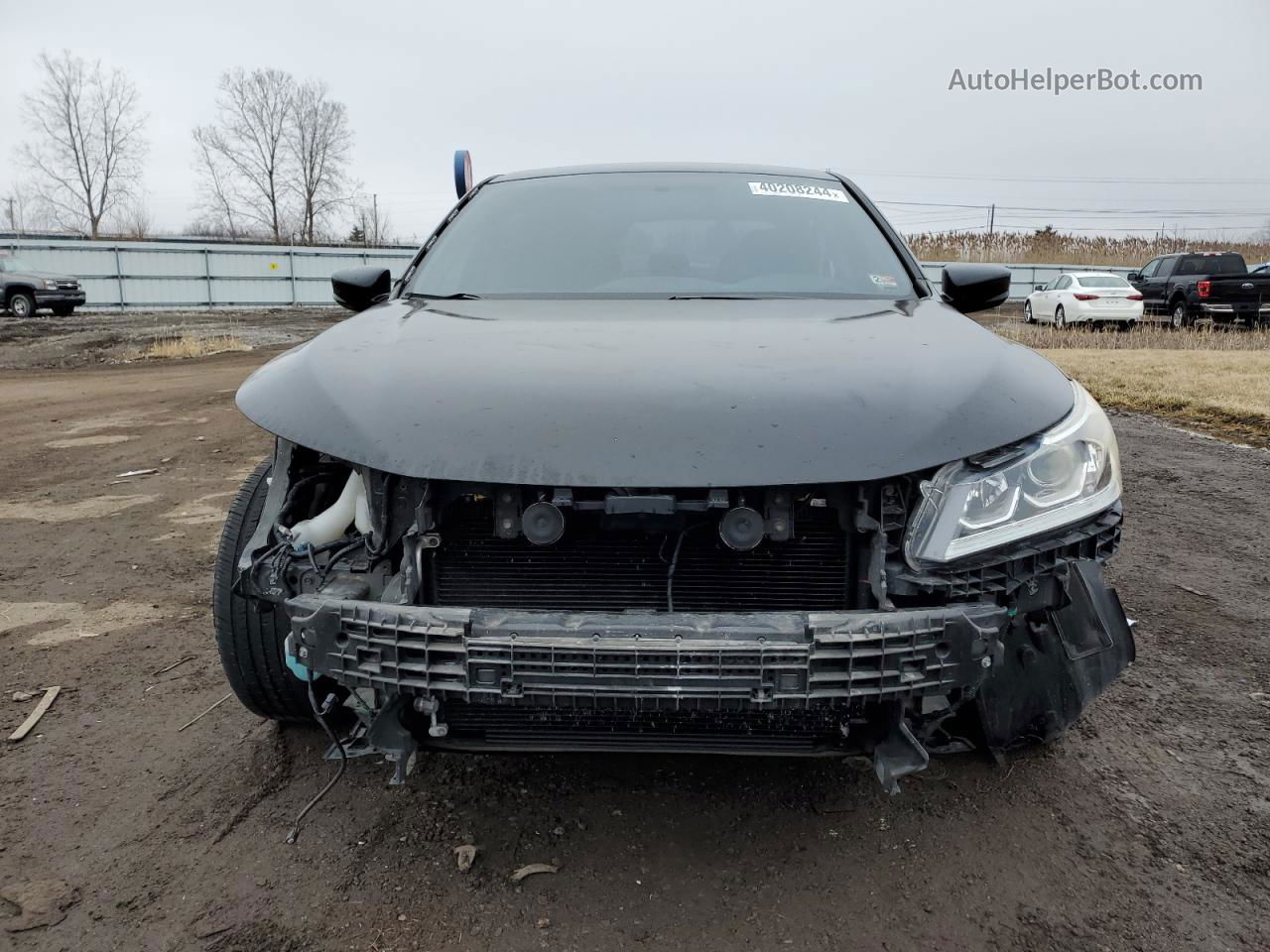 2017 Honda Accord Lx Черный vin: 1HGCR2F33HA283081