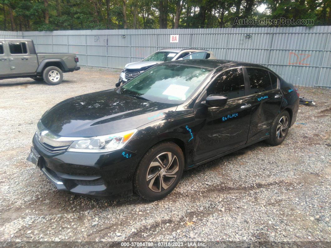 2017 Honda Accord Sedan Lx Black vin: 1HGCR2F33HA292749