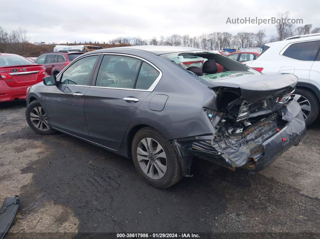 2014 Honda Accord Lx Gray vin: 1HGCR2F34EA009948