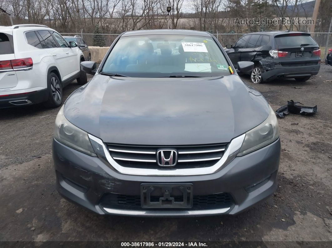 2014 Honda Accord Lx Gray vin: 1HGCR2F34EA009948