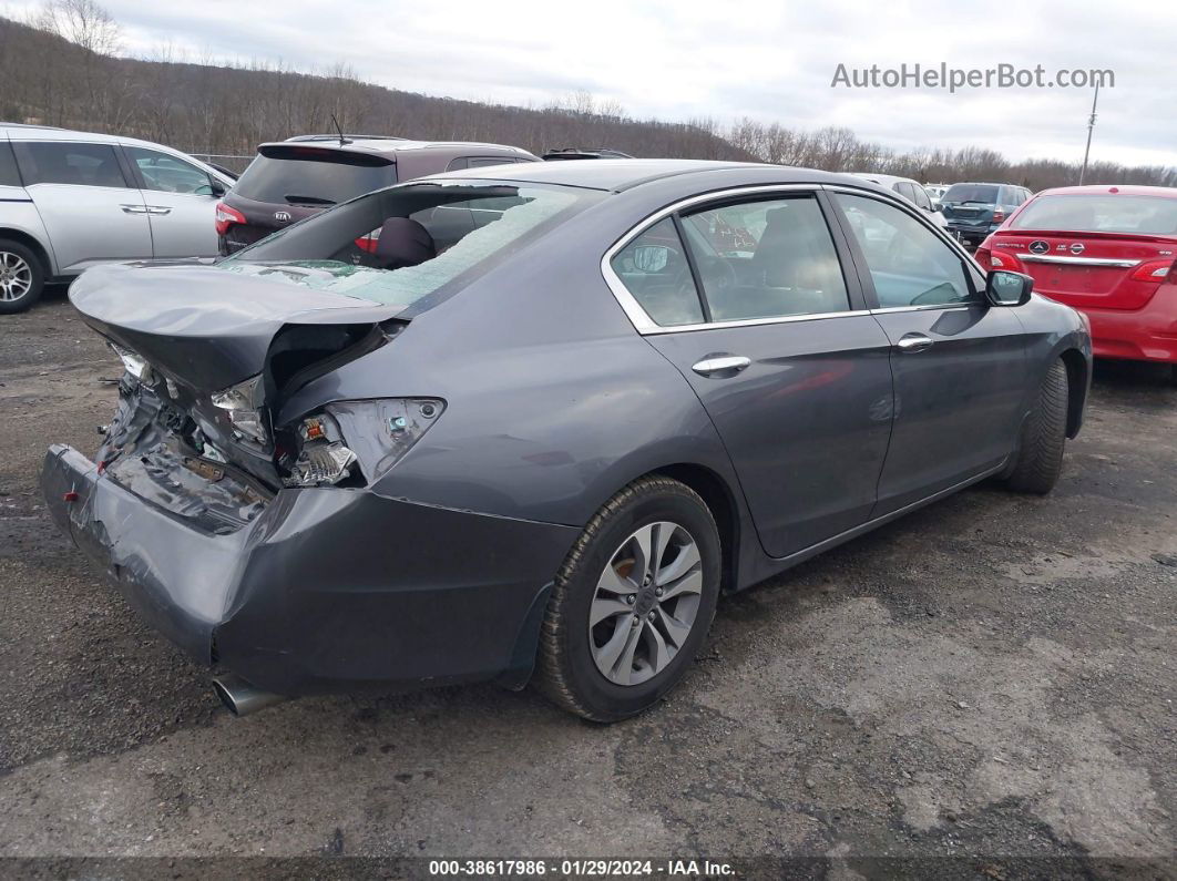 2014 Honda Accord Lx Gray vin: 1HGCR2F34EA009948