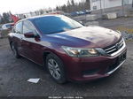 2014 Honda Accord Lx Red vin: 1HGCR2F34EA059443