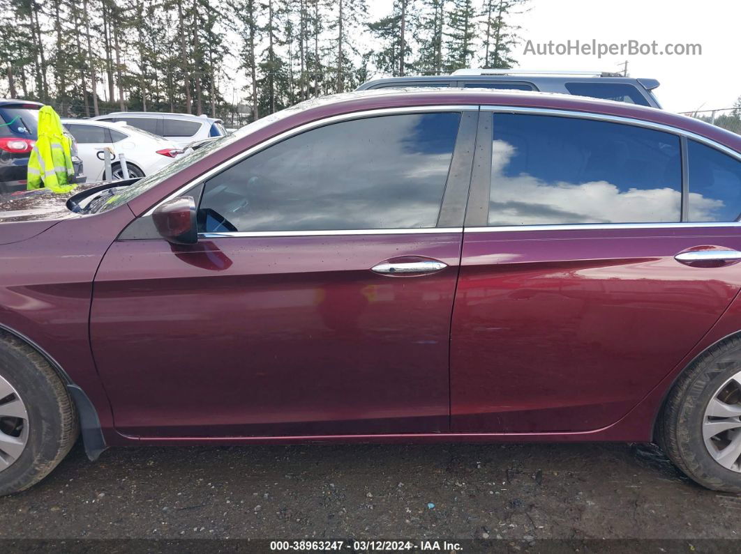 2014 Honda Accord Lx Красный vin: 1HGCR2F34EA059443