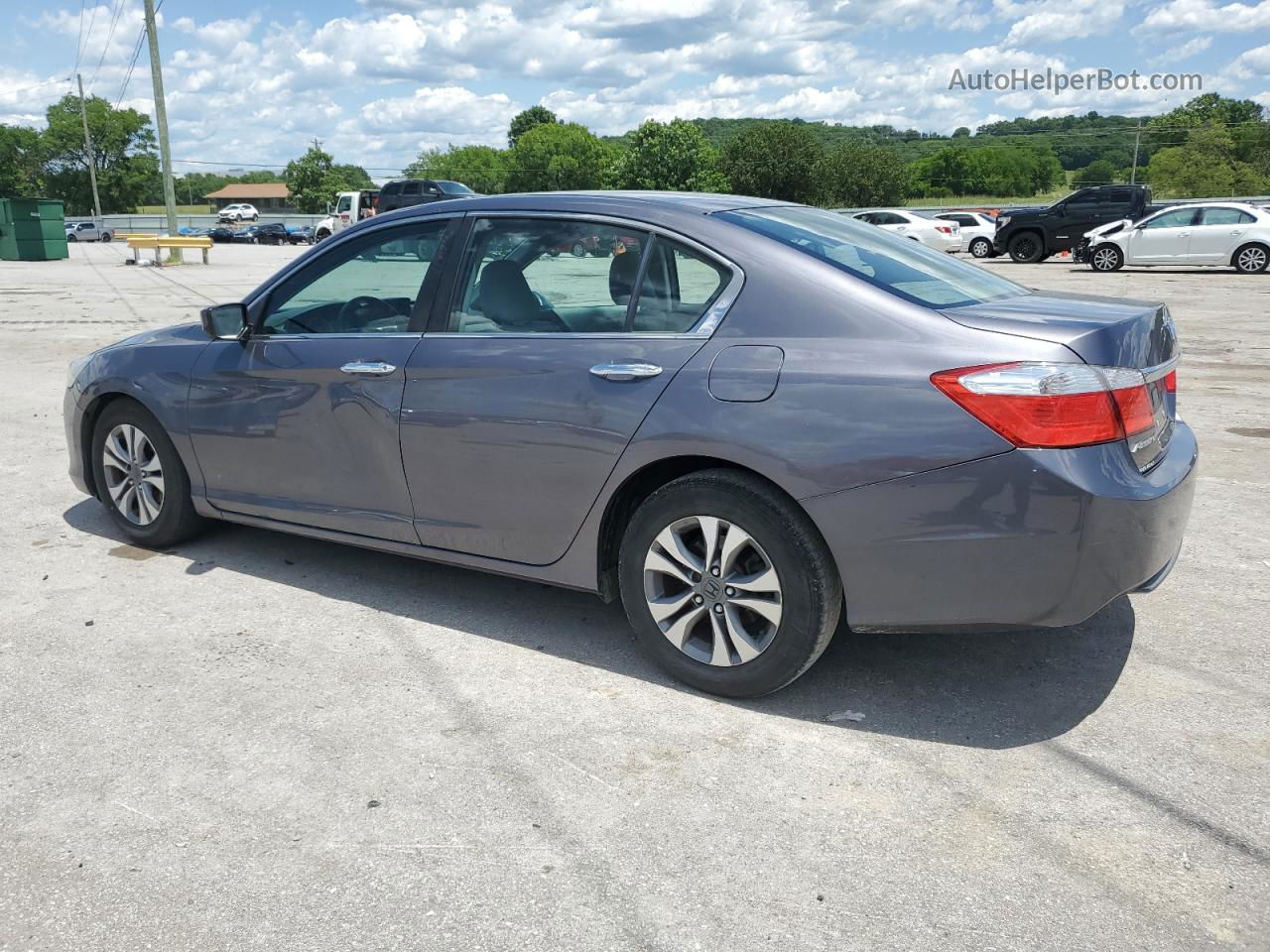 2014 Honda Accord Lx Gray vin: 1HGCR2F34EA081328