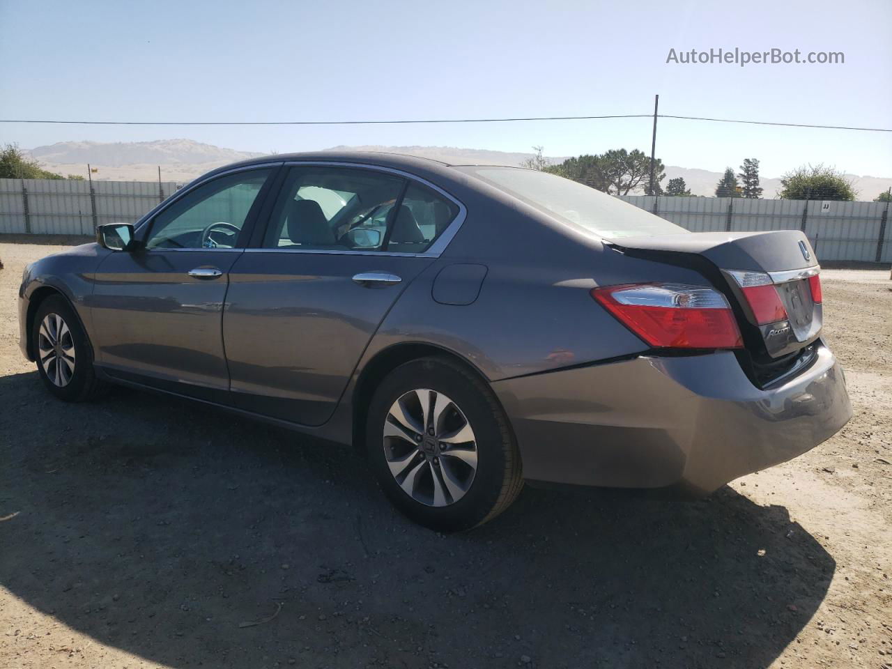 2014 Honda Accord Lx Gray vin: 1HGCR2F34EA106938