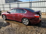 2014 Honda Accord Lx Maroon vin: 1HGCR2F34EA111797