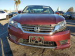 2014 Honda Accord Lx Burgundy vin: 1HGCR2F34EA113629