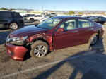 2014 Honda Accord Lx Burgundy vin: 1HGCR2F34EA113629