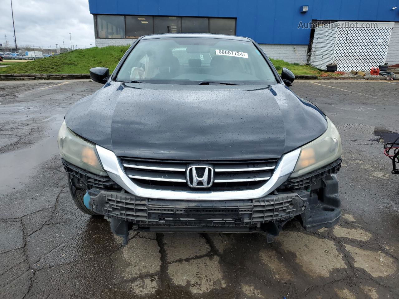 2014 Honda Accord Lx Black vin: 1HGCR2F34EA118703